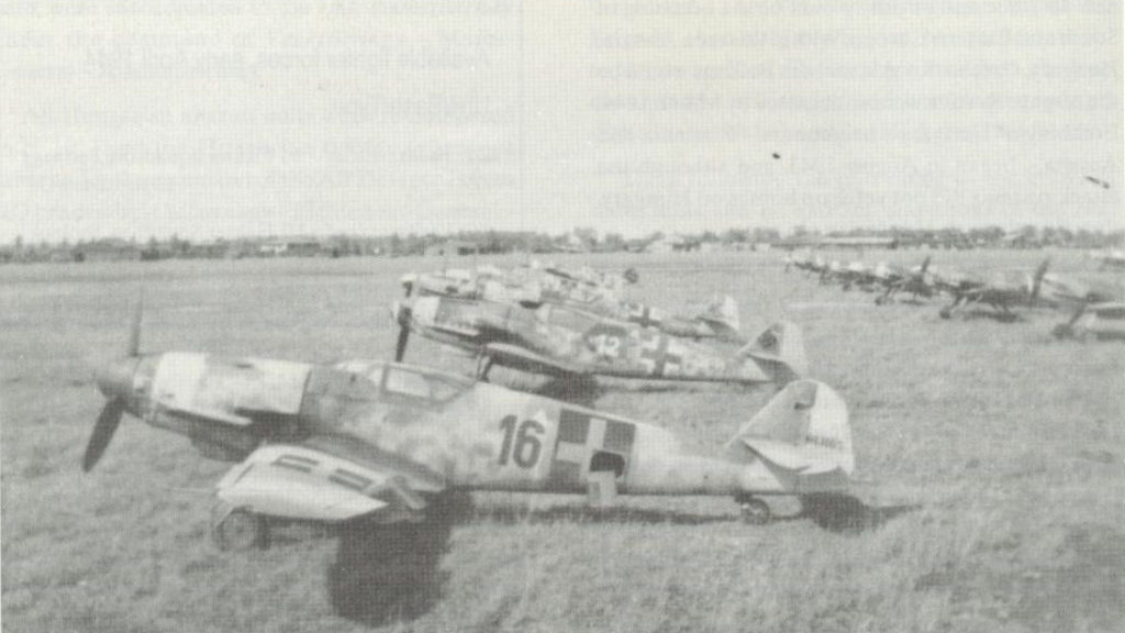 Messerschmitt Bf 109G at the end of the war