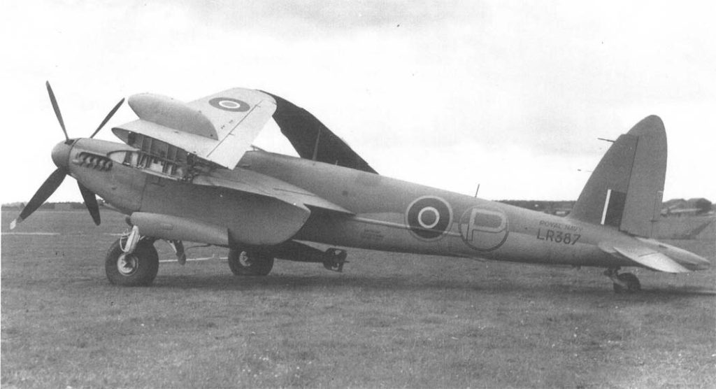 De Havilland DH98 Sea Mosquito TR33 LR387 at Hatfield 12th June 1945