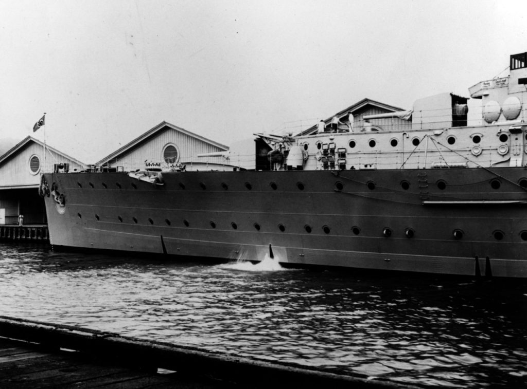 Emden February 1936, at Honolulu Hawaii