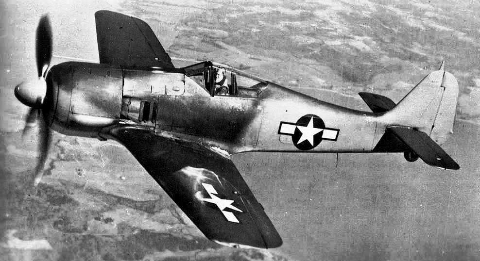 Focke-Wulf Fw 190G-3 Wk.Nr. 160057 Later, in 1945 while in the USA, this aircraft was repainted in a standard navy camouflage