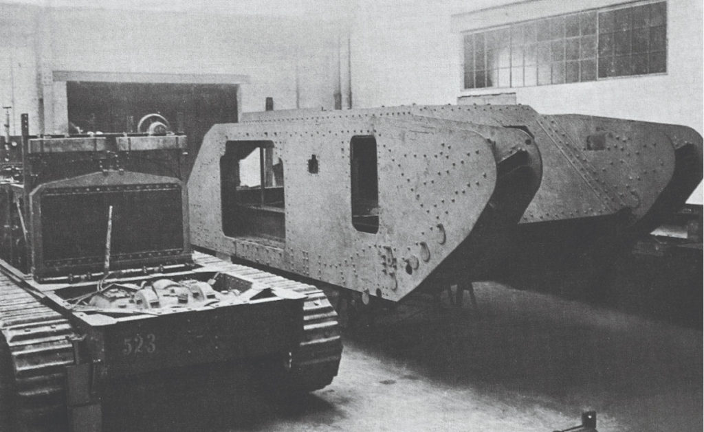 Stürmpanzerwagen A7V-U Under Construction