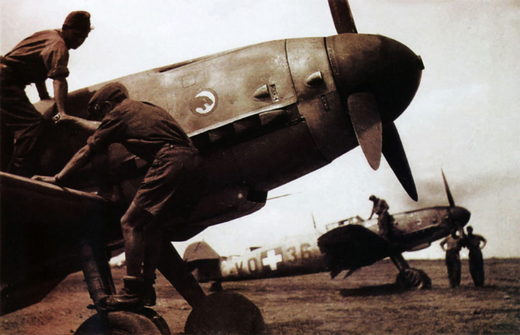 Messerschmitt Bf 109F-4 RHAF 101 V0+36 Hungary 1943