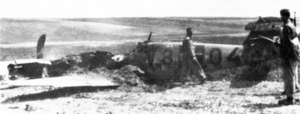 Messerschmitt Bf 109G RHAF 101 V8+04 Laszlo Hemmert crash landing Hungary