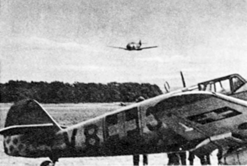 Messerschmitt Bf 109G-6 RHAF 101.1 V8+3 Iranyi Hungary 1944