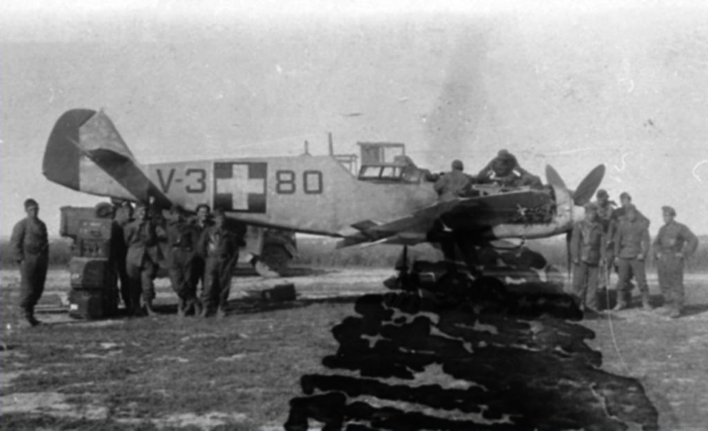 Messerschmitt Bf 109G-6 RHAF V3+80 Hungary 1944