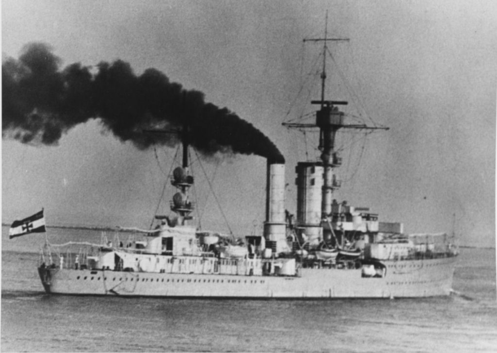 Emden Photographed during her West Coast visit, in 1930