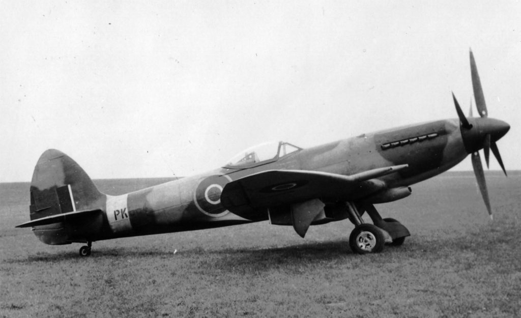 Supermarine Spitfire F Mk24 PK684 on the ground