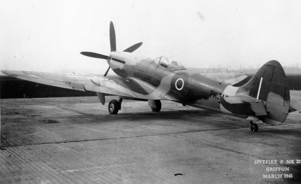 Supermarine Spitfire F. Mk 22 serial PK312