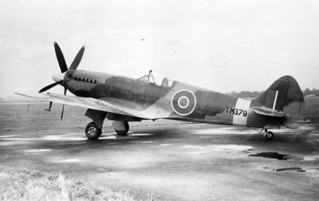 Supermarine Spitfire Mk.21, TM379, modified as Seafire F Mk 45 prototype