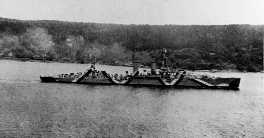 Emden in Oslo Fiord, Norway, in the late summer of 1941