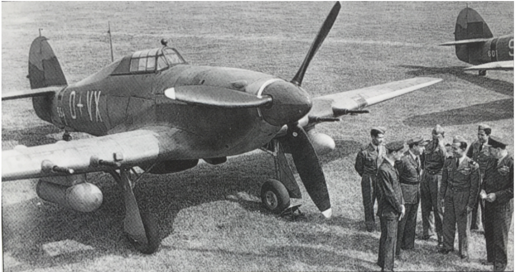 Hawker Hurricane O+VX of the Portuguese Air Force