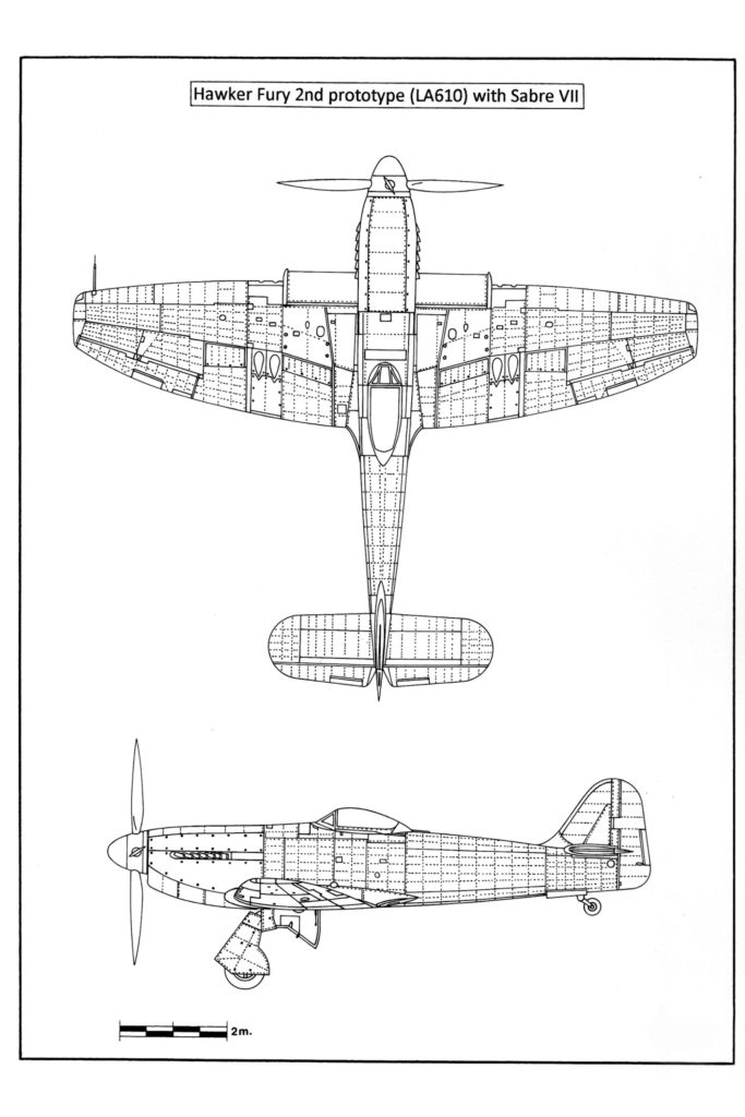 Hawker Tempest Mk.III La610 with the Sabre Mk VIII engine