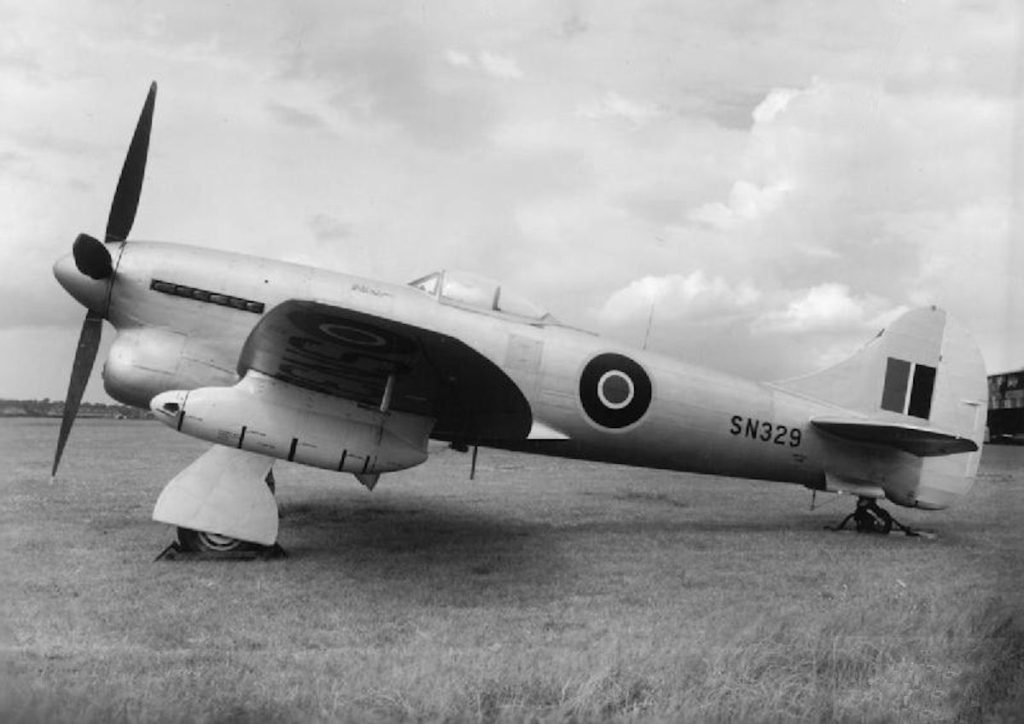 Hawker Tempest TT Mk.V SN329 in 1948