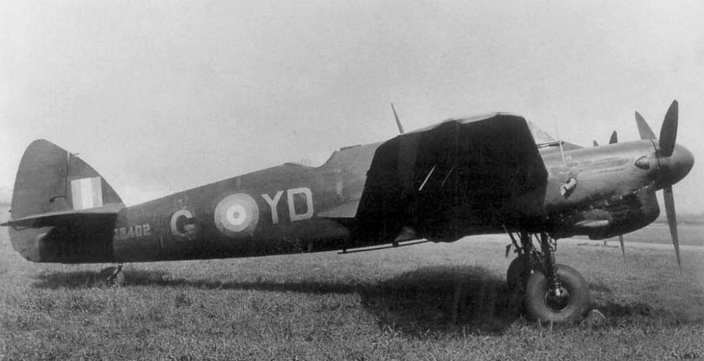 Bristol Beaufighter Mk IIF R2403 YD-G 255 Squadron RAF