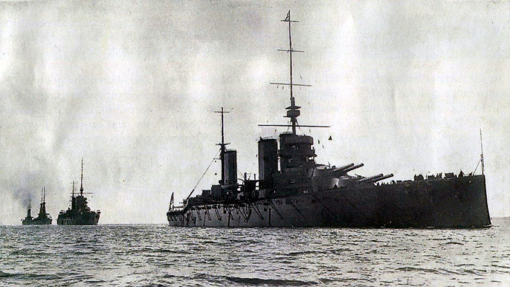 Battle Cruisers HMS Lion, Princess Royal and New Zealand