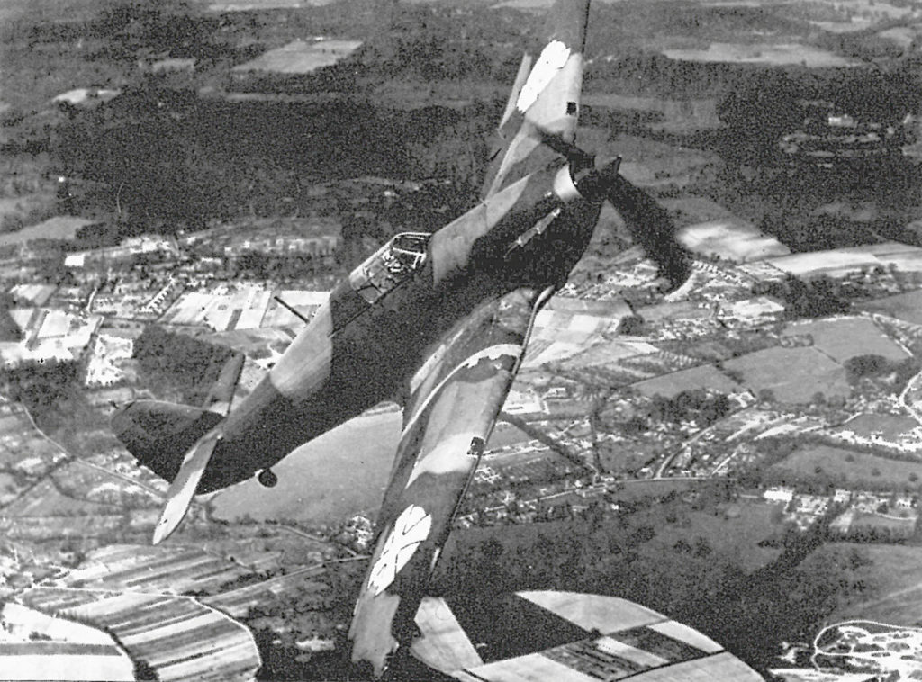 Hawker Hurricane I Yugoslav Royal Air Force RYAF in flight 1941