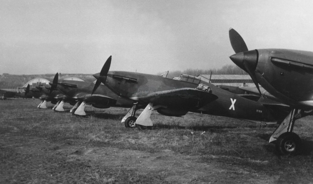 Hawker Hurricanes of the VVKJ’s 6th Fighter Squadron, 1940