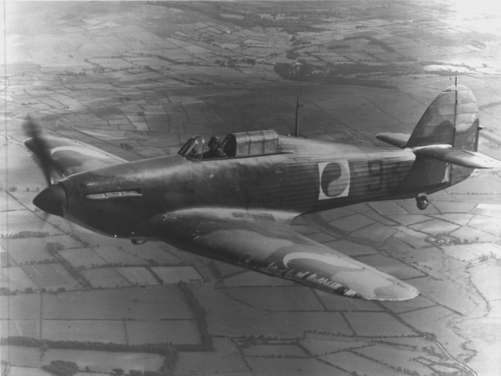 Hawker Hurricane Mk.X P5178 of the Irish Air Force. Purchased after the pilot landed in Ireland