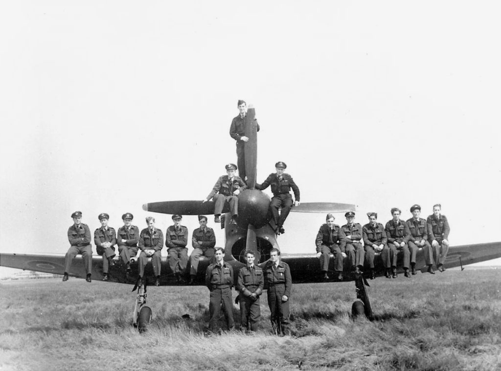 Tempest V of 486 Squadron RNZAF at Volkel Air Base, the Netherlands, 1945