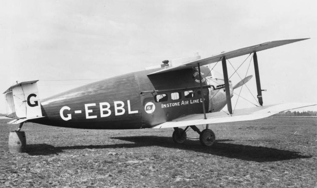 Vickers Vulcan Type 61 G-EBBL of Instone Airlines