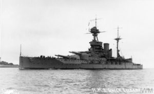 HMS Queen Elizabeth World War One