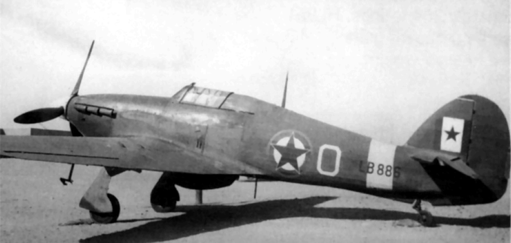 Yugoslav Hawker Hurricane LB886