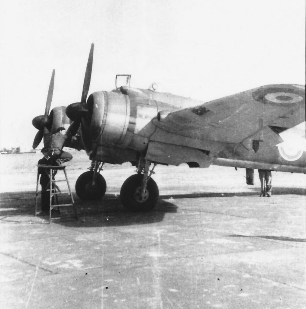 Bristol Beaufighter Mk IC T3329 captured by the Vichy French