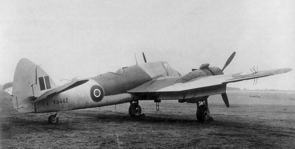 Bristol Beaufighter Mk VIF V8380 of 89 Sqn