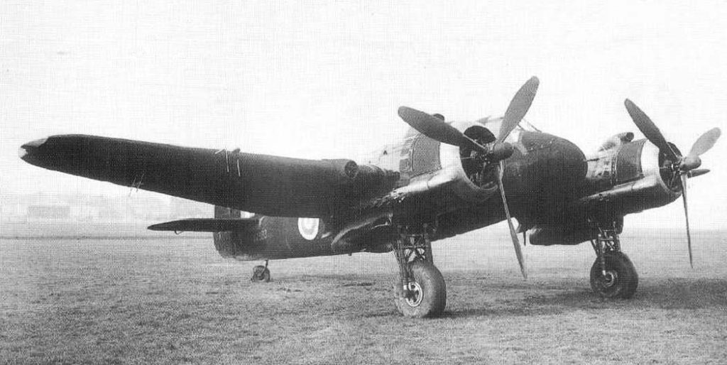 Bristol Beaufighter Mk VIF X7883, on the ground at Filton, Bristol