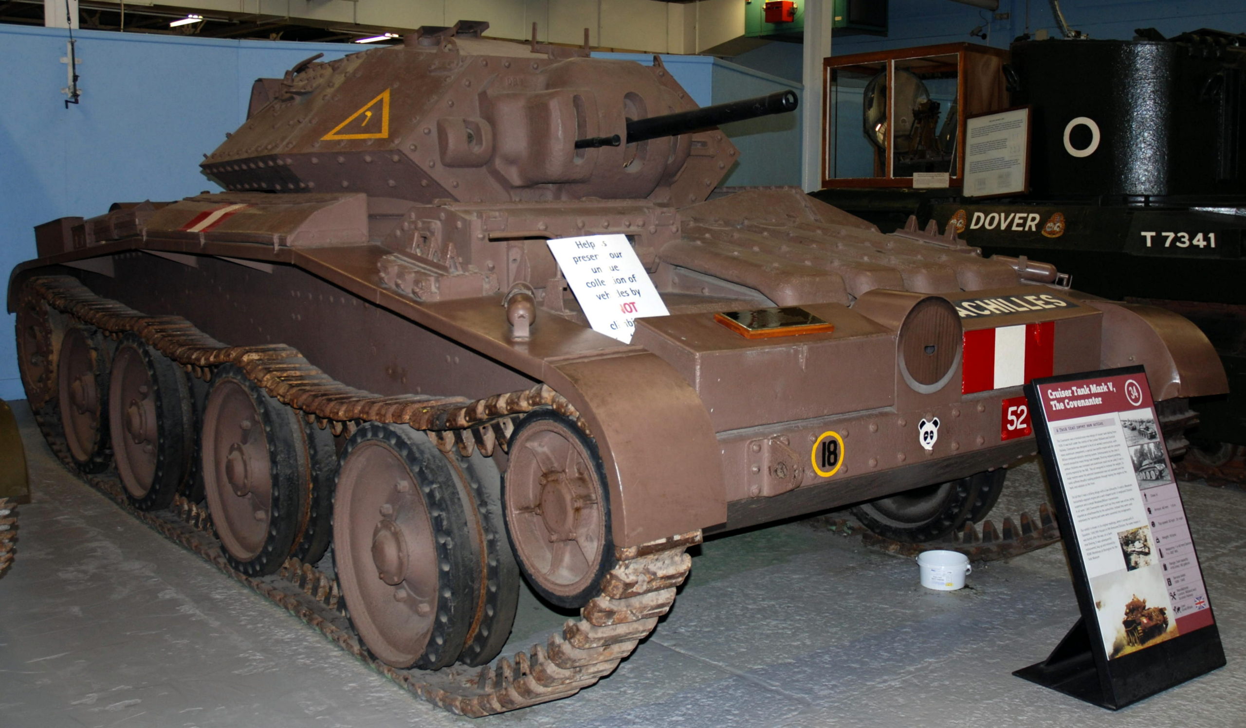 Covenanter, The Tank Museum, Bovington via creative commons