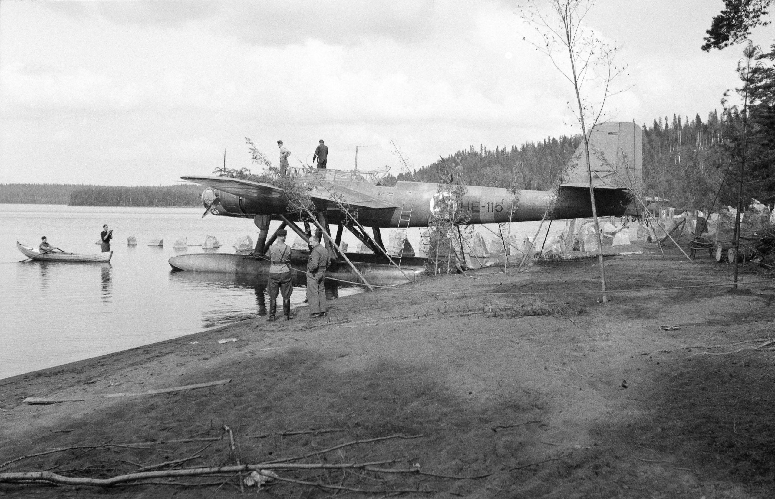 Heinkel He 115A-2 of the Finnish Air Force, Höytiäinen, Hirviranta 24 Aug 1941