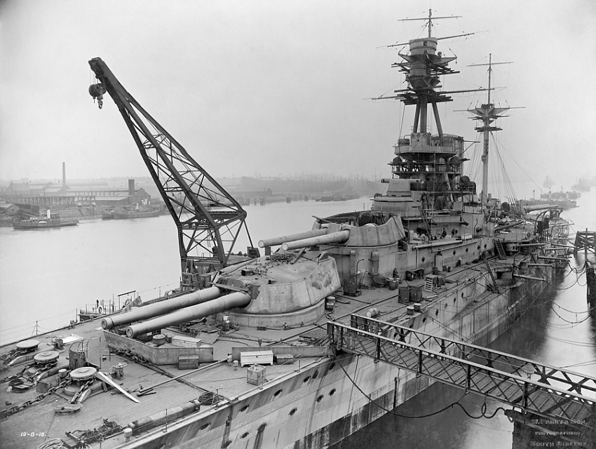 HMS Resolution Fitting Out