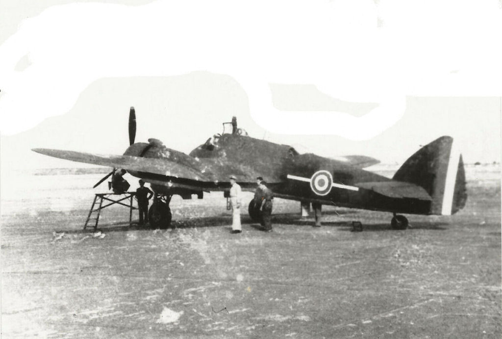 Bristol Beaufighter Mk IC T3329 Captured by the Vichy French