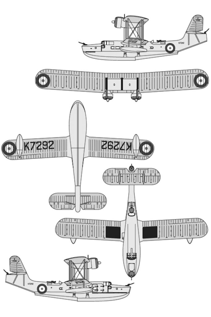 Supermarine Stranraer Line Drawing