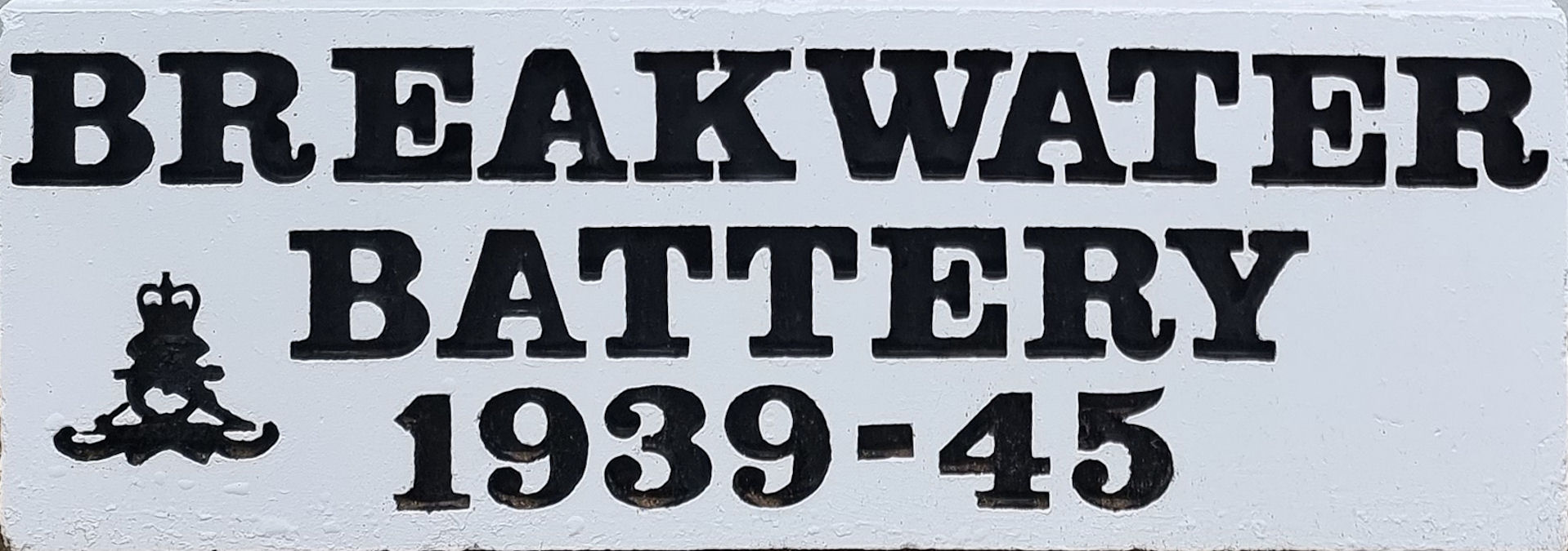 Breakwater Battery Sign