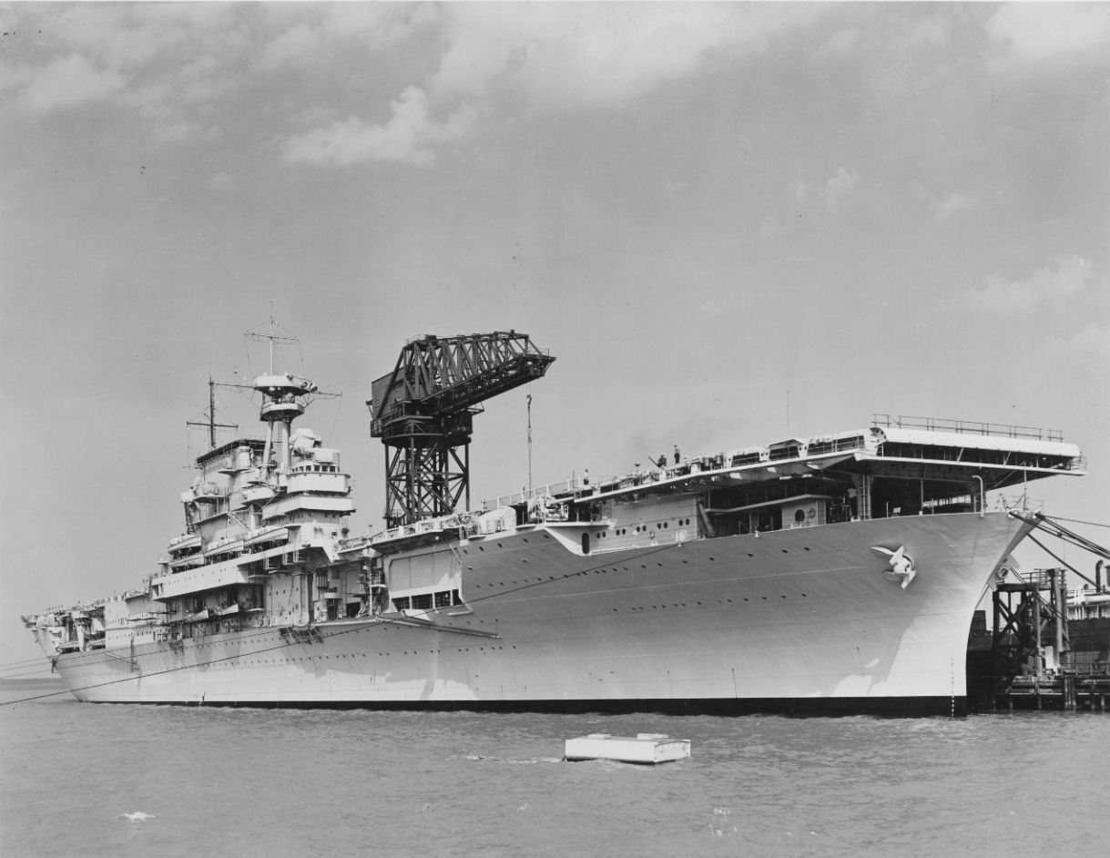 USS Yorktown CV-5 Newport News, Virginia, 4 August 1937, following sea trials