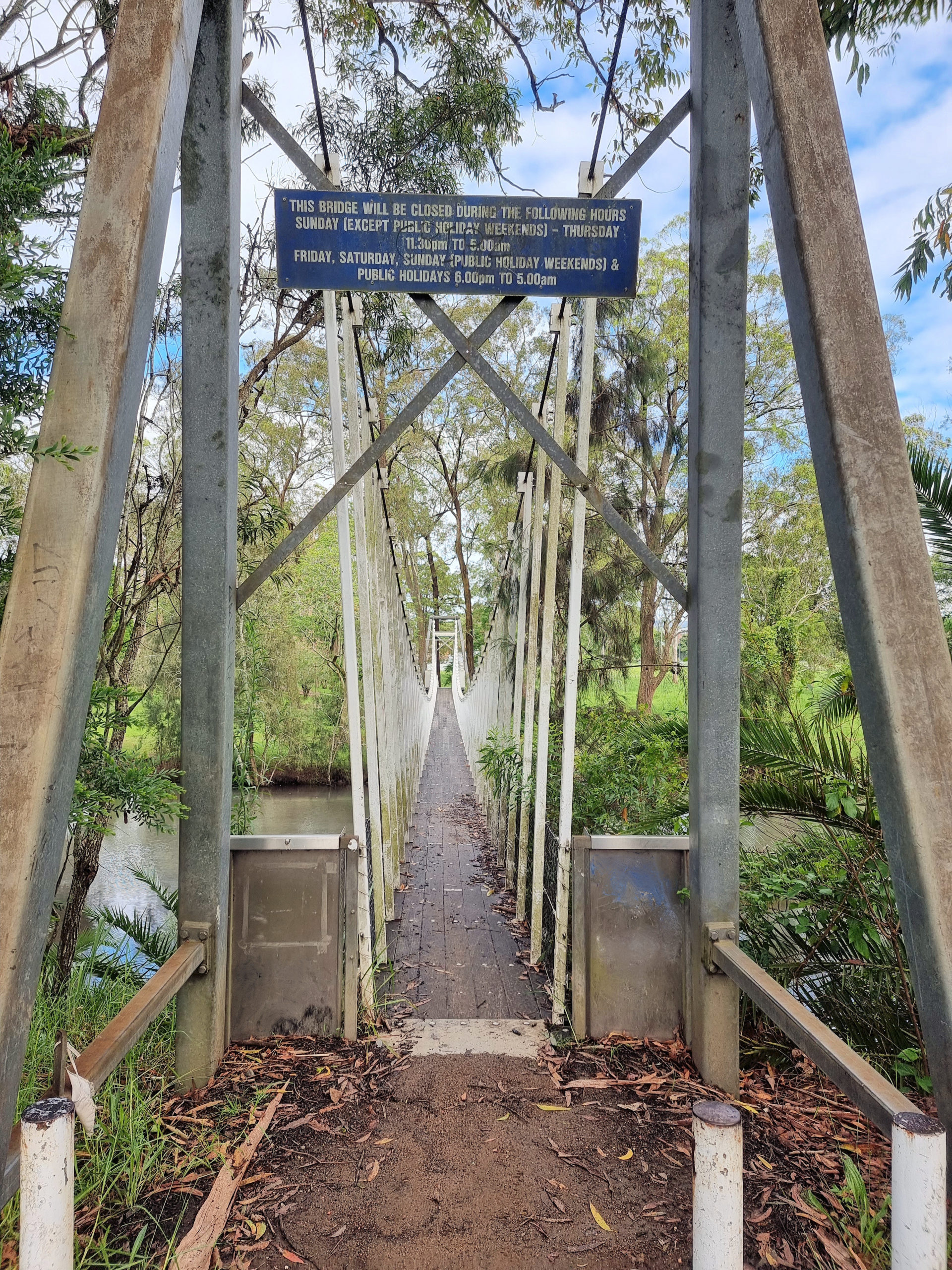 The Swinging Bridge Cooranbong