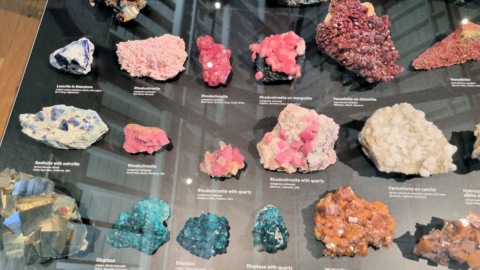 Rhodochrosite Display