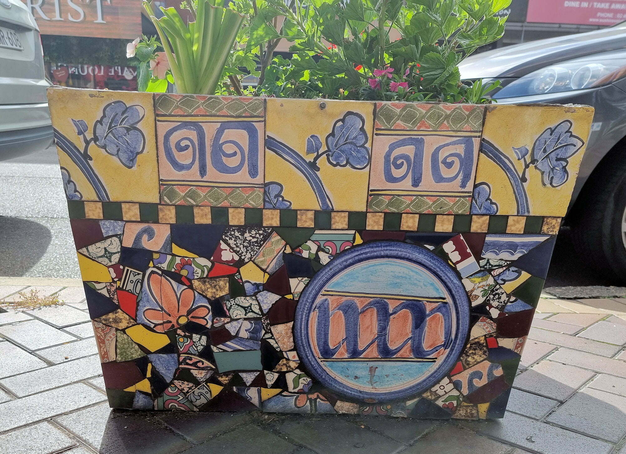 Decorated Planter Box