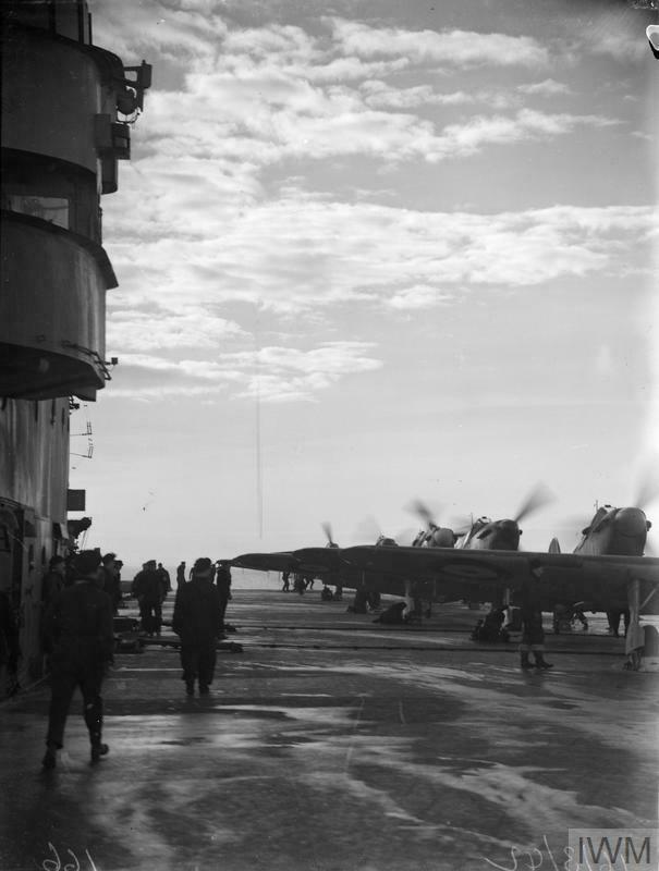 Fairey Fulmar on board HMS Victorious 14 to 16 March 1942