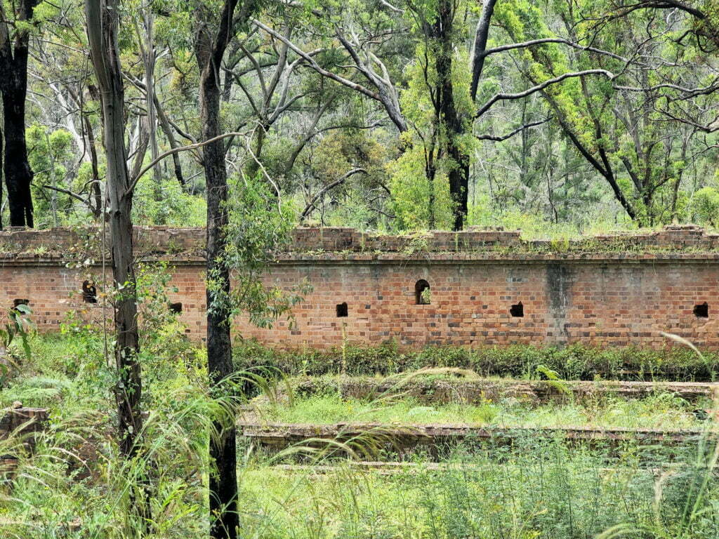 Old industrial area brick wall Newness Industrial Ruins Map