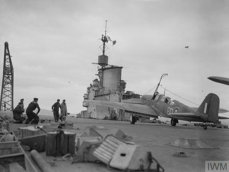 Fairey Fulmar on board HMS Victorious