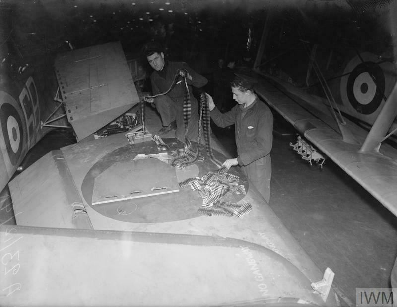 Re-arming a Fairey Fulmar 20 December 1941 on HMS Victorious