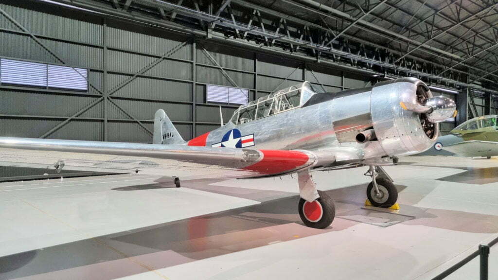 North American Harvard painted as a US Navy SNJ