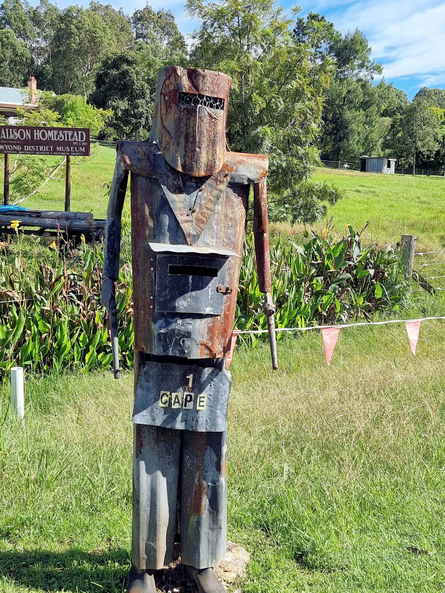 Ned Kelly letter box