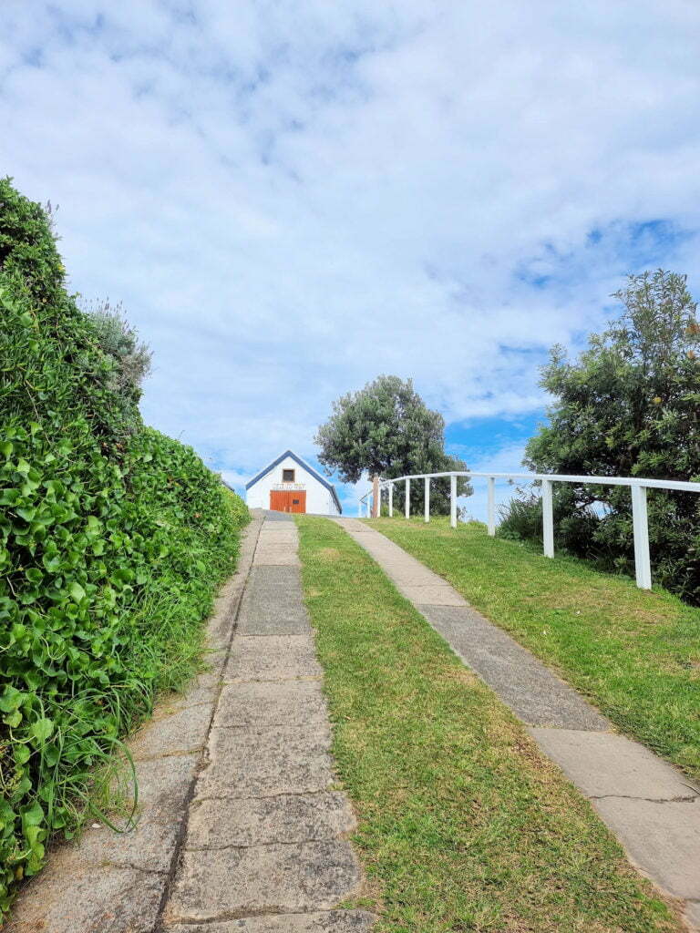 Walk Up to the Lighthouse Keeper's Cottage