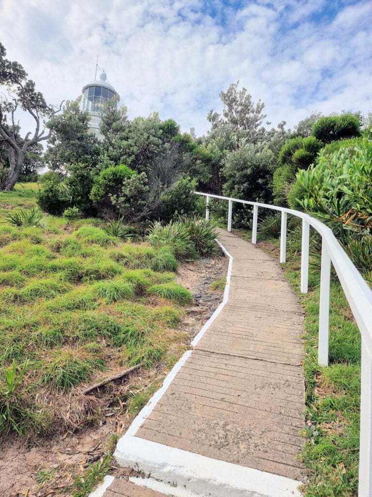 Walkway to Sugarloaf Point Lighthouse