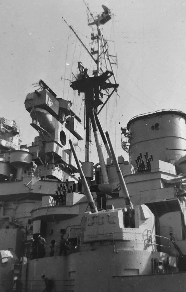 5.25 inch dual purpose secondary armament HMS Duke of York