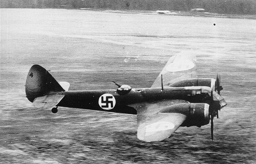 Finnish Bristol Blenheim Mk.I BL-136 of LeLv42 Aug 1940