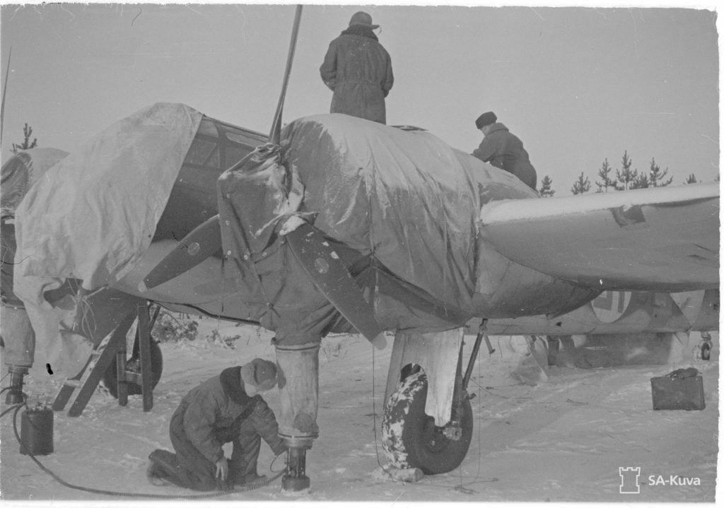 Finnish Bristol Blenheim Mk.I of LeLv42 at Joensuu15th Dec 1941